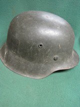 WWII German Helmet Marked ckl-68 Inside - 1 of 11