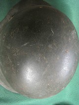 WWII German Helmet Marked ckl-68 Inside - 6 of 11