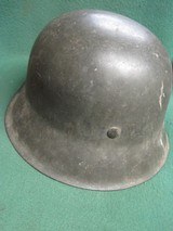 WWII German Helmet Marked ckl-68 Inside - 4 of 11