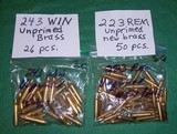 Large lot Reloading Bullets & Brass - 8 of 12