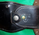 Western Leather Holster & Belt For Single Action Waist 39" - 40" - 11 of 12