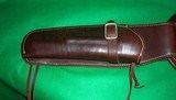 Lawrence Leather SA Holster & Belt 44/45 cal Waist 36" to 41" RH Model 79 - 12 of 12