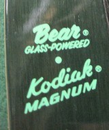 Vintage GREEN BEAR KODIAK MAGNUM RECURVE BOW 52" 50# RH Archery - 1 of 12