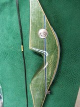 Vintage GREEN BEAR KODIAK MAGNUM RECURVE BOW 52" 50# RH Archery - 6 of 12