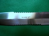 Gerber Mark II Double Serrated Knife with Sheath & Box New Old Stock - 3 of 11