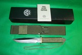 EK Commando Bowie Knife WWII Korea Viet Nam 1941 + Green Scabbard, Box, RICHMOND, VA - 2 of 8