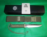 EK Commando Bowie Knife WWII Korea Viet Nam 1941 + Green Scabbard, Box, RICHMOND, VA - 1 of 8