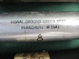 Two M1 Garand Parachute Signal Flares, Green Star, WWII 1944 - 8 of 13