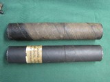 Two M1 Garand Parachute Signal Flares, Green Star, WWII 1944 - 2 of 13