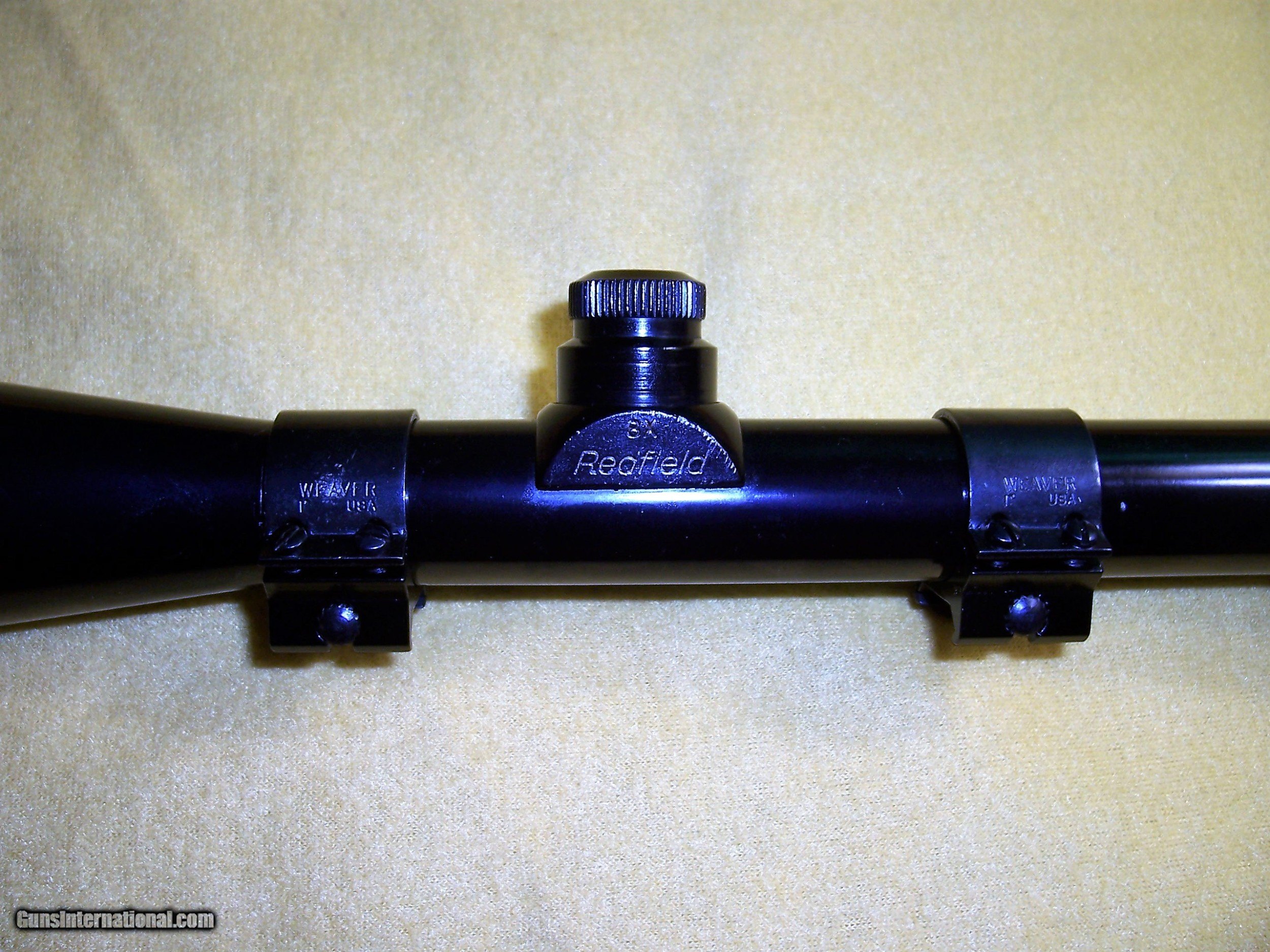 Vintage Redfield 8x Target Turrets/Knobs AO Adjustable Objective Scope 8x40