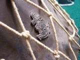 Original WWII Japanese Imperial Naval Landing Forces Marines Helmet w/ Net & Emblem - 3 of 12