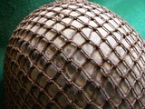 WWII ERA BRITISH CANADIAN TURTLE SHELL HELMET WITH CAMO NET - 12 of 12