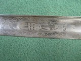 US CIVIL WAR ERA NAVAL OFFICERS SWORD MAKER KLINGENTHAL - 7 of 12