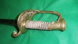 US CIVIL WAR ERA NAVAL OFFICERS SWORD MAKER KLINGENTHAL - 1 of 12