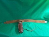 Hunter Frontier Buscadero Holster & Belt Brown Leather Right Hand #1060 F18 - 9 of 12