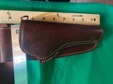 Hunter Frontier Buscadero Holster & Belt Brown Leather Right Hand #1060 F18 - 12 of 12