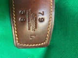 Lawrence Leather Holster & Belt w/ Ammo Loops 79-603 fits Ruger 357 Mag 6 1/2" - 4 of 11