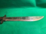 US 1917 PLUMB Model 1909 Bolo Machete Fighting Knife & Leather Sheath Customized - 11 of 12
