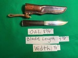 Vintage Puukko Style Sheath Knife Norway J & J HELLE - 9 of 11