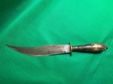 Antique Mexican Scorpion Tailed Bowie Knife Signed - 1 of 7
