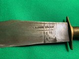 Antique Mexican Scorpion Tailed Bowie Knife Signed - 2 of 7