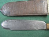 U.S. Marines WWII USMC Bolo Knife Machete + Leather Boyt Scabbard 1943 - 6 of 11