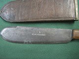 U.S. Marines WWII USMC Bolo Knife Machete + Leather Boyt Scabbard 1943 - 4 of 11