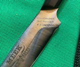 Original Unused D.H.Russel Grohmann Belt Knife + Scabbard & Sharpening Steel - 5 of 11