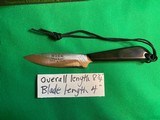 Original Unused D.H.Russel Grohmann Belt Knife + Scabbard & Sharpening Steel - 11 of 11