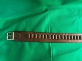 1950's H. H. Heiser Ammo Belt Waist 44-48" Loops 44cal 38-40cal - 4 of 10