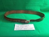 1950's H. H. Heiser Ammo Belt Waist 44-48" Loops 44cal 38-40cal - 2 of 10