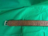 1950's H. H. Heiser Ammo Belt Waist 44-48" Loops 44cal 38-40cal - 7 of 10