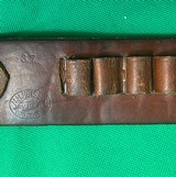 1950's H. H. Heiser Ammo Belt Waist 44-48" Loops 44cal 38-40cal - 3 of 10