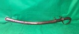 BAVARIAN GERMAN 1800'S ARTILLERY SWORD & SCABBARD W KIRSCHBAUM Cie - 3 of 13