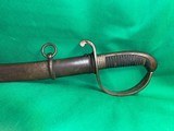 BAVARIAN GERMAN 1800'S ARTILLERY SWORD & SCABBARD W KIRSCHBAUM Cie - 2 of 13