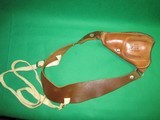 Bianchi #9R 2 Upside Down Clamshell Shoulder Holster 38Special, 357Mag - 1 of 3