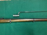 1853 Enfield Percussion 58cal by ARMI SPORT Civil War Reproduction NEAR MINT with Bayonet - 5 of 19