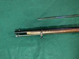 1853 Enfield Percussion 58cal by ARMI SPORT Civil War Reproduction NEAR MINT with Bayonet - 9 of 19
