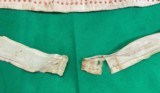 Original Japanese WWII Senninbari 1000 Stitch Belt with Rising Sun, Temple Stamps - 5 of 10