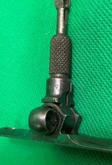 ANTIQUE LYMAN #1 S CODE TANG SIGHT w/ Fold down Small Aperture WINCHESTER 1885 & 1886 - 12 of 14
