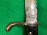 WW1 German Butcher Sawtooth Bayonet & Scabbard - 3 of 11