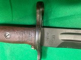 Very Nice WW1 / WW2 US M1905 Bayonet w MK1 Scabbard - SA 1909 - 7 of 13