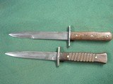 Two WWI German Boot Knives Daggers - 2 of 19