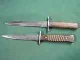 Two WWI German Boot Knives Daggers - 1 of 19
