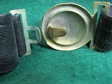 Civil War Era US Navy Officers Buckle & Leather Belt - 3 of 8