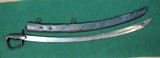 Massive Curved Engraved British Napoleonic Era Sword Sabre Mfg Dawes 1790's - 2 of 12