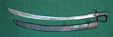 Massive Curved Engraved British Napoleonic Era Sword Sabre Mfg Dawes 1790's - 1 of 12