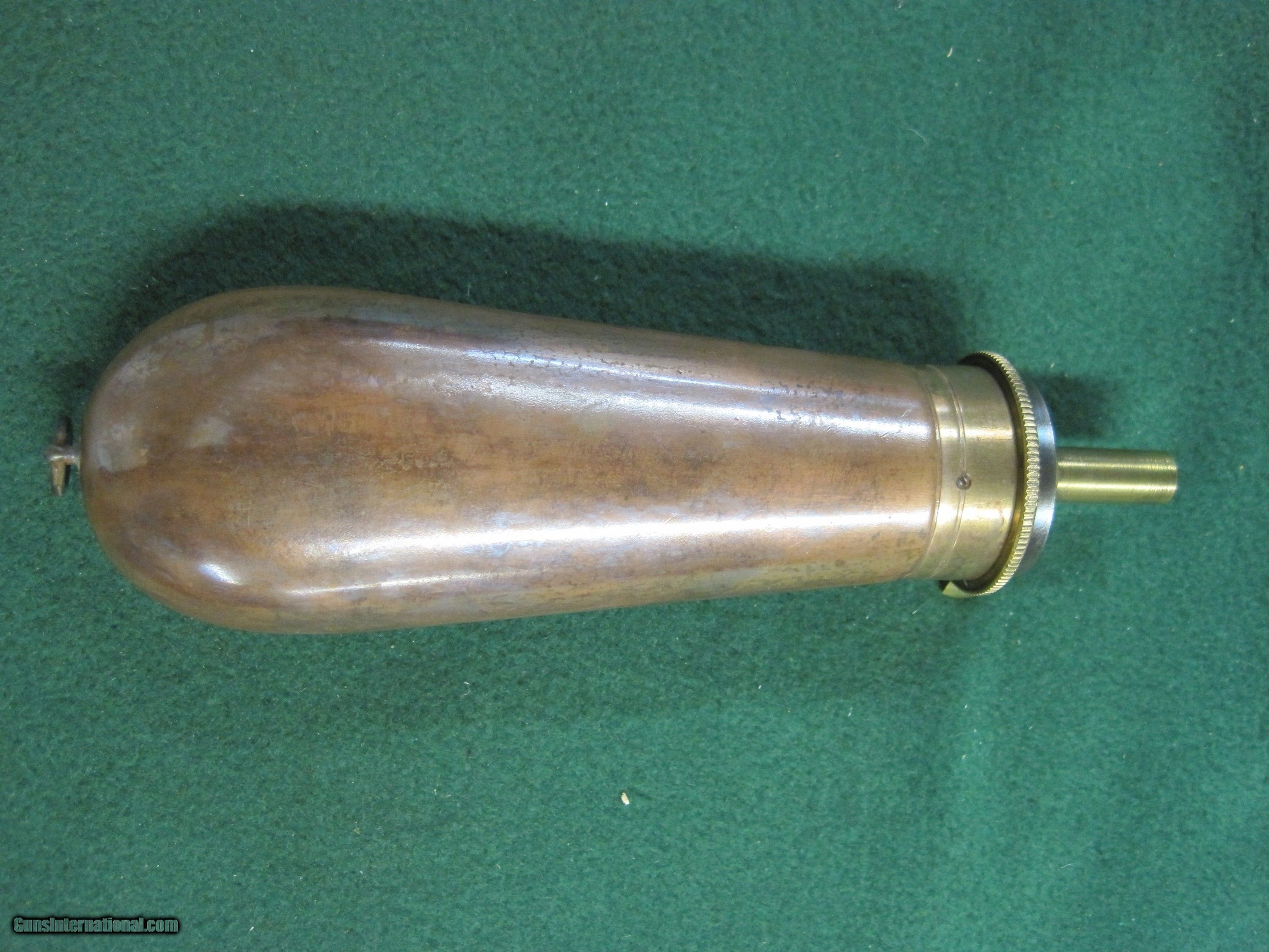 Spout made by James Dixon & Sons, Powder Flask