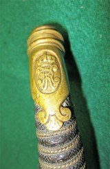 PRUSSIAN/GERMAN KING CHARLES I WURTTEMBERG WK&C SOLINGEN SWORD & SCABBARD - 8 of 17