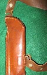 VINTAGE Bianchi #17 Medium Auto Agent Shoulder Holster Rig - 5 of 8